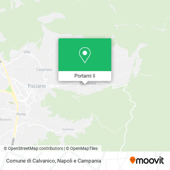 Mappa Comune di Calvanico