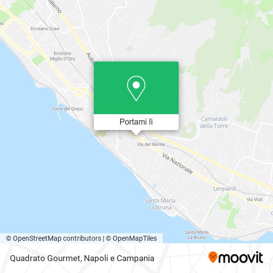 Mappa Quadrato Gourmet