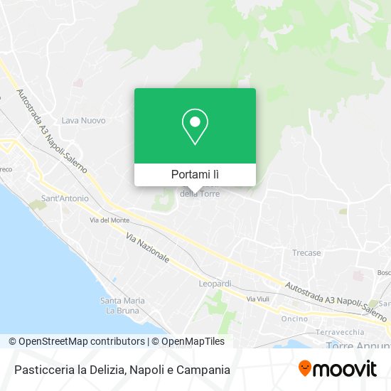 Mappa Pasticceria la Delizia