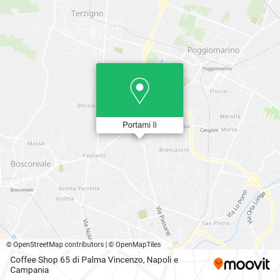 Mappa Coffee Shop 65 di Palma Vincenzo