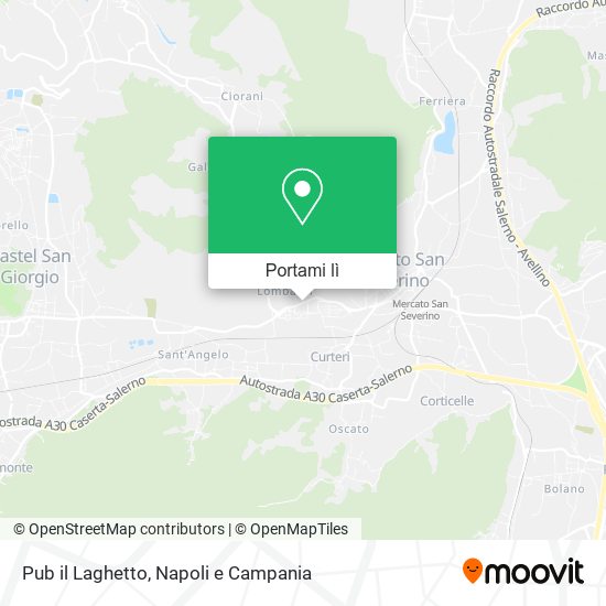 Mappa Pub il Laghetto