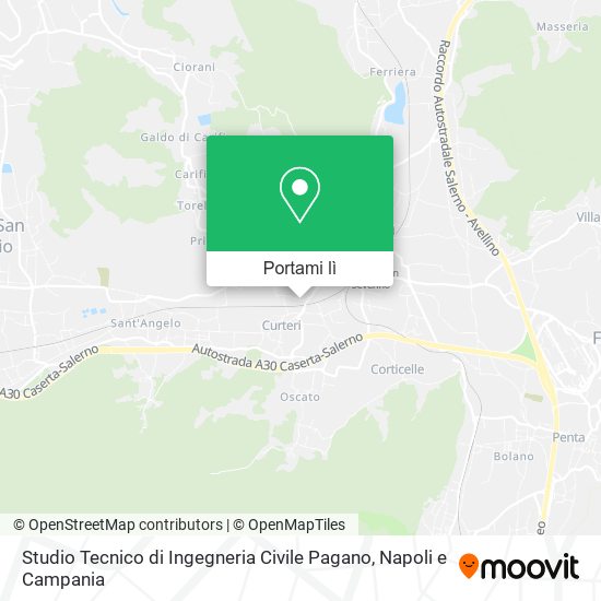 Mappa Studio Tecnico di Ingegneria Civile Pagano