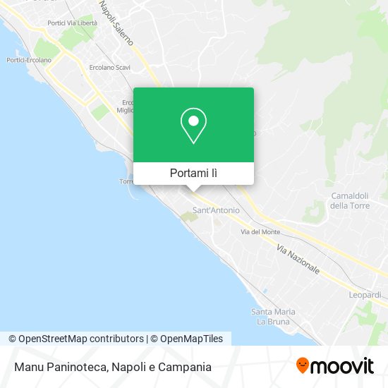 Mappa Manu Paninoteca