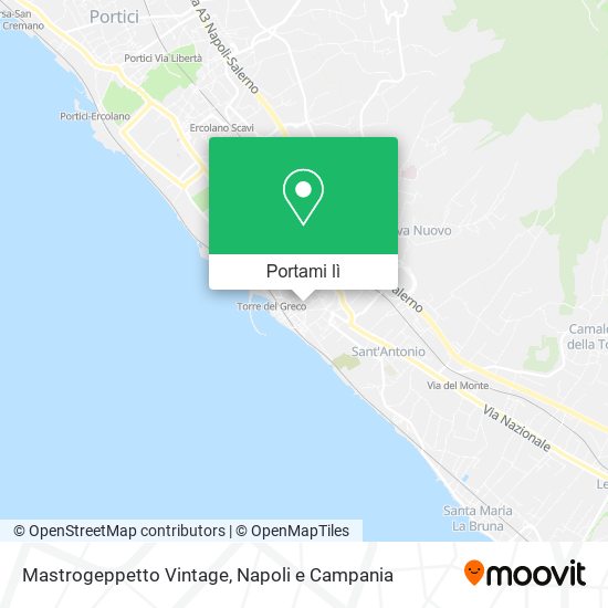 Mappa Mastrogeppetto Vintage