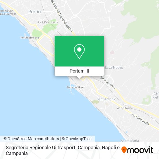 Mappa Segreteria Regionale Uiltrasporti Campania