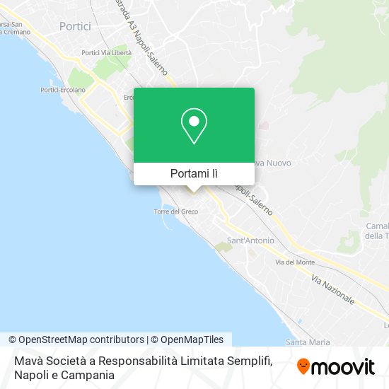 Mappa Mavà Società a Responsabilità Limitata Semplifi