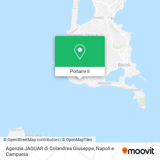 Mappa Agenzia JAGUAR di Colandrea Giuseppe