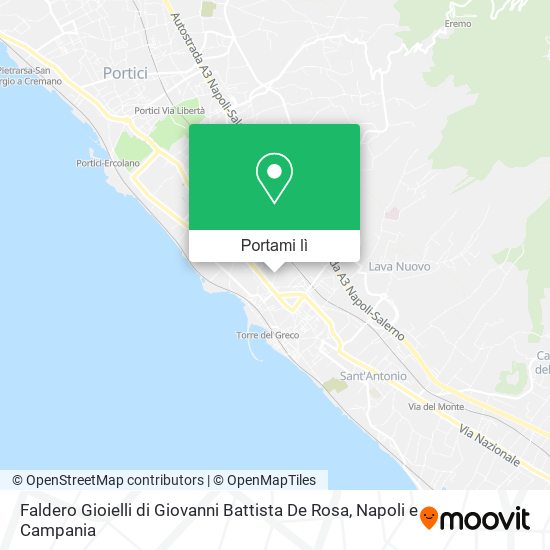Mappa Faldero Gioielli di Giovanni Battista De Rosa
