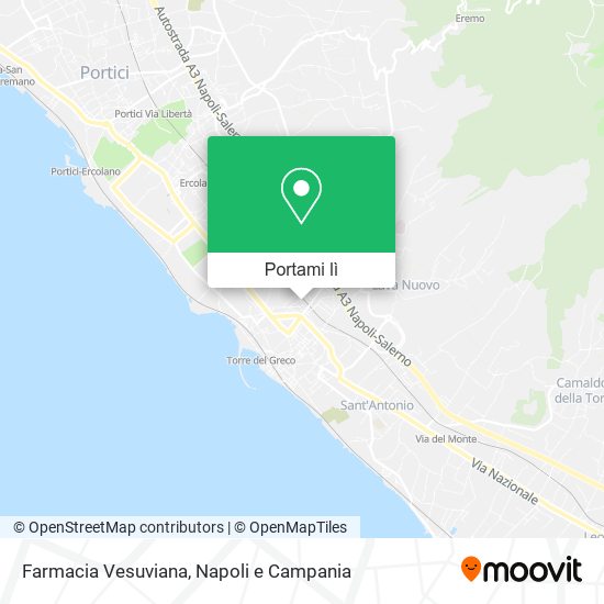 Mappa Farmacia Vesuviana