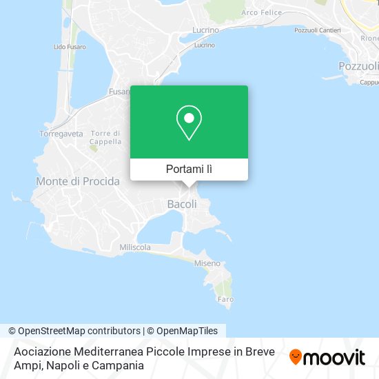 Mappa Aociazione Mediterranea Piccole Imprese in Breve Ampi