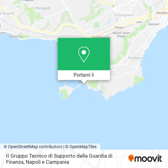 Mappa II Gruppo Tecnico di Supporto della Guardia di Finanza