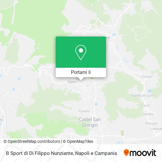 Mappa B Sport di Di Filippo Nunziante