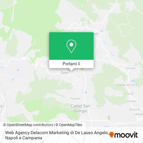 Mappa Web Agency Delacom Marketing di De Lauso Angelo