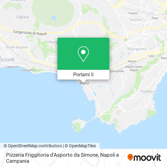 Mappa Pizzeria Friggitoria d'Asporto da Simone