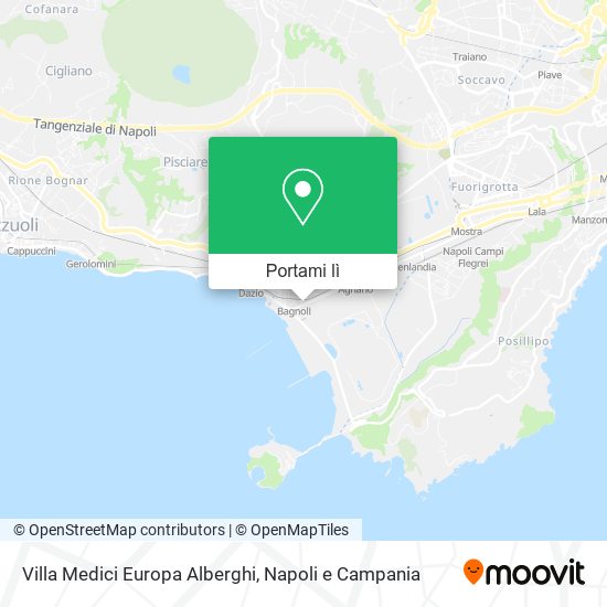 Mappa Villa Medici Europa Alberghi