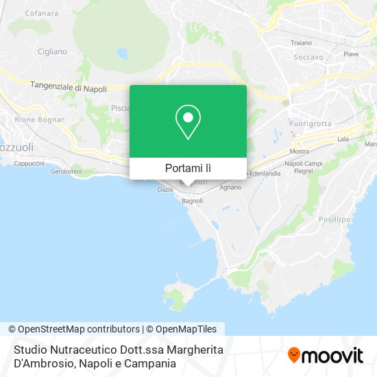 Mappa Studio Nutraceutico Dott.ssa Margherita D'Ambrosio