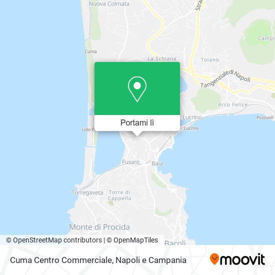 Mappa Cuma Centro Commerciale