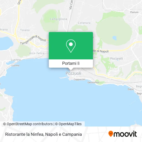 Mappa Ristorante la Ninfea