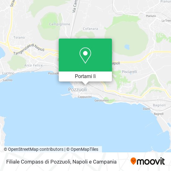 Mappa Filiale Compass di Pozzuoli