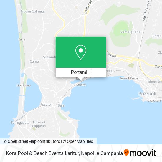 Mappa Kora Pool & Beach Events Laritur