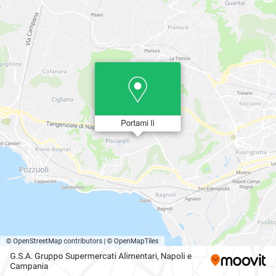Mappa G.S.A. Gruppo Supermercati Alimentari