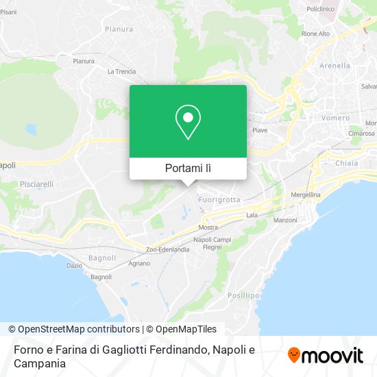 Mappa Forno e Farina di Gagliotti Ferdinando