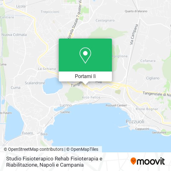 Mappa Studio Fisioterapico Rehab Fisioterapia e Riabilitazione