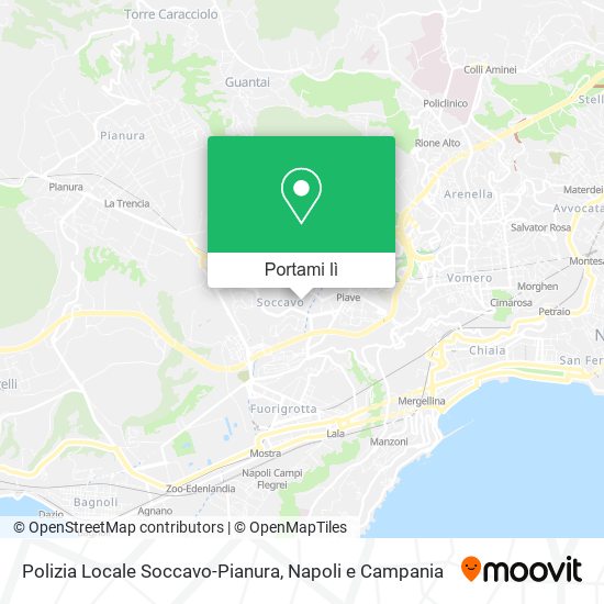 Mappa Polizia Locale Soccavo-Pianura