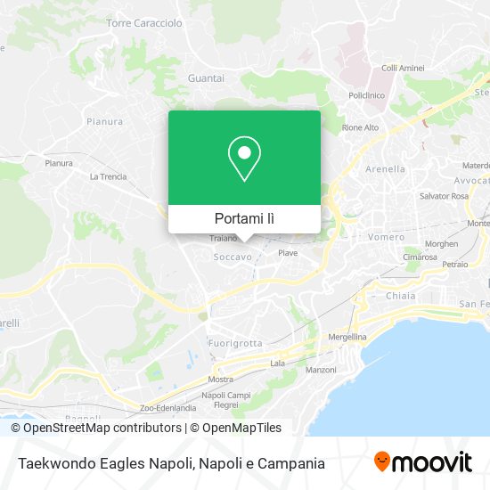 Mappa Taekwondo Eagles Napoli