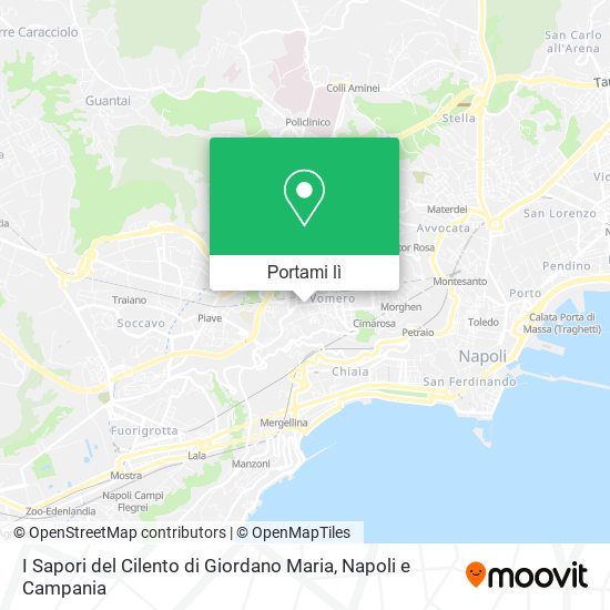 Mappa I Sapori del Cilento di Giordano Maria