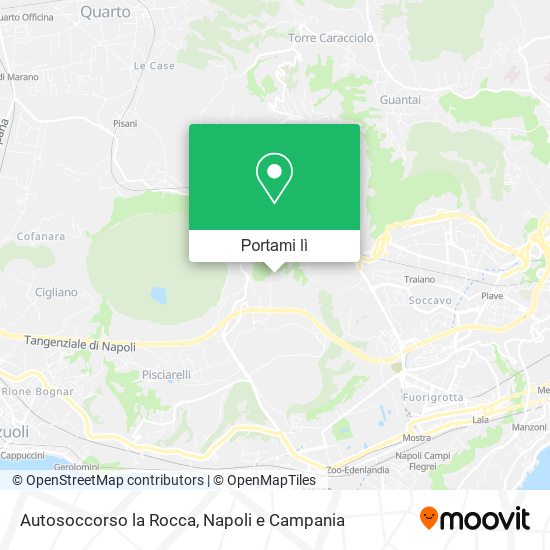 Mappa Autosoccorso la Rocca