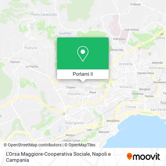 Mappa L'Orsa Maggiore-Cooperativa Sociale