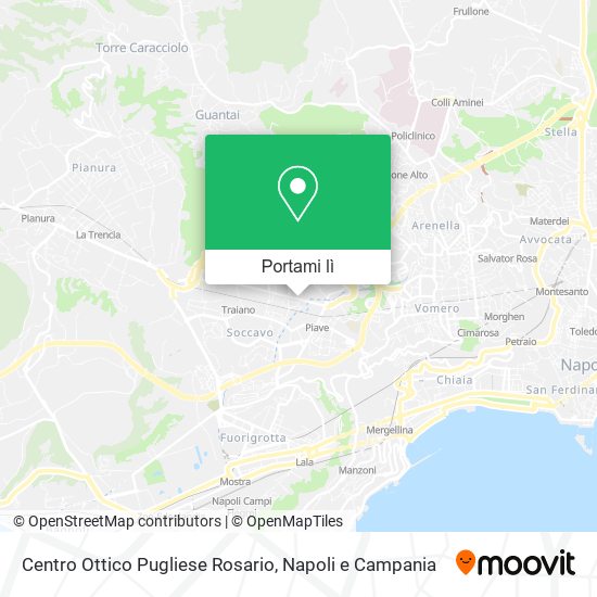 Mappa Centro Ottico Pugliese Rosario