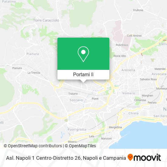 Mappa Asl. Napoli 1 Centro-Distretto 26