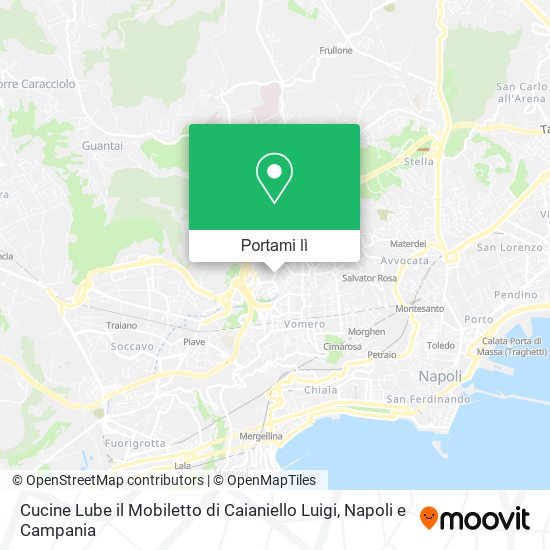 Mappa Cucine Lube il Mobiletto di Caianiello Luigi