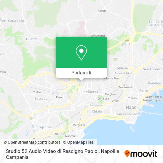 Mappa Studio 52 Audio Video di Rescigno Paolo.