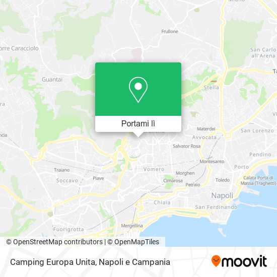 Mappa Camping Europa Unita