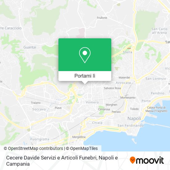 Mappa Cecere Davide Servizi e Articoli Funebri