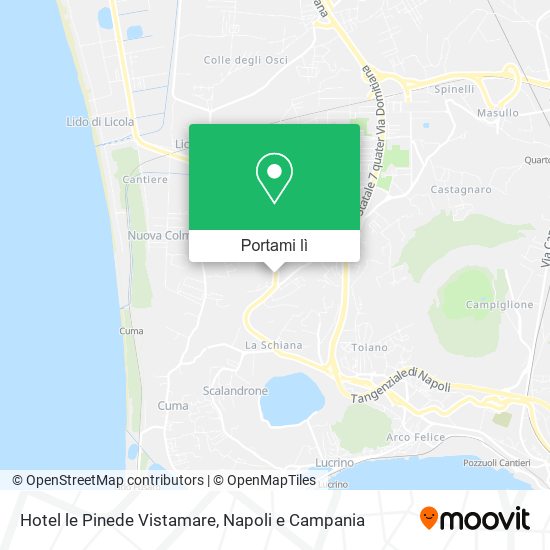 Mappa Hotel le Pinede Vistamare