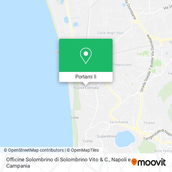 Mappa Officine Solombrino di Solombrino Vito & C.