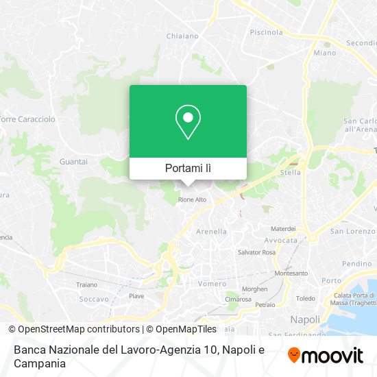 Mappa Banca Nazionale del Lavoro-Agenzia 10