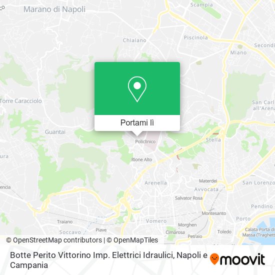 Mappa Botte Perito Vittorino Imp. Elettrici Idraulici