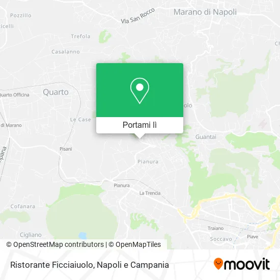 Mappa Ristorante Ficciaiuolo