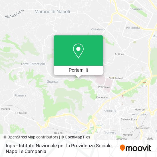 Mappa Inps - Istituto Nazionale per la Previdenza Sociale