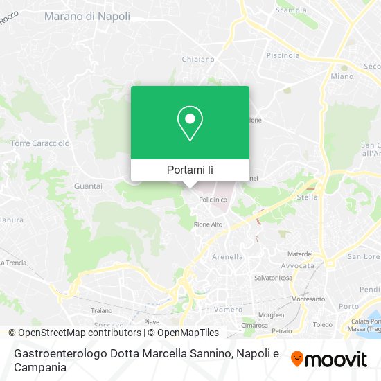 Mappa Gastroenterologo Dotta Marcella Sannino