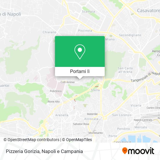 Mappa Pizzeria Gorizia