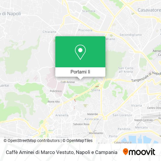 Mappa Caffè Aminei di Marco Vestuto