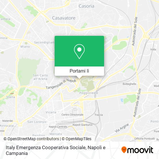 Mappa Italy Emergenza Cooperativa Sociale
