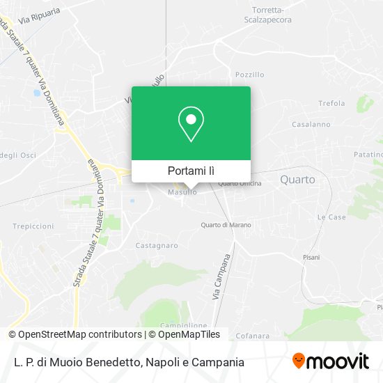 Mappa L. P. di Muoio Benedetto