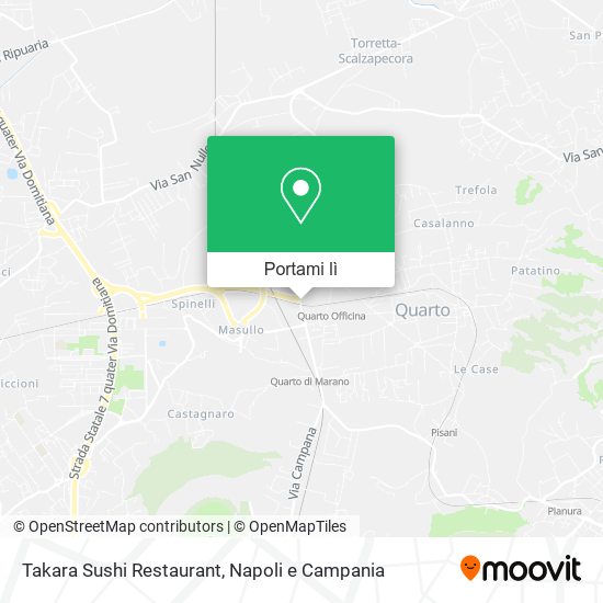 Mappa Takara Sushi Restaurant